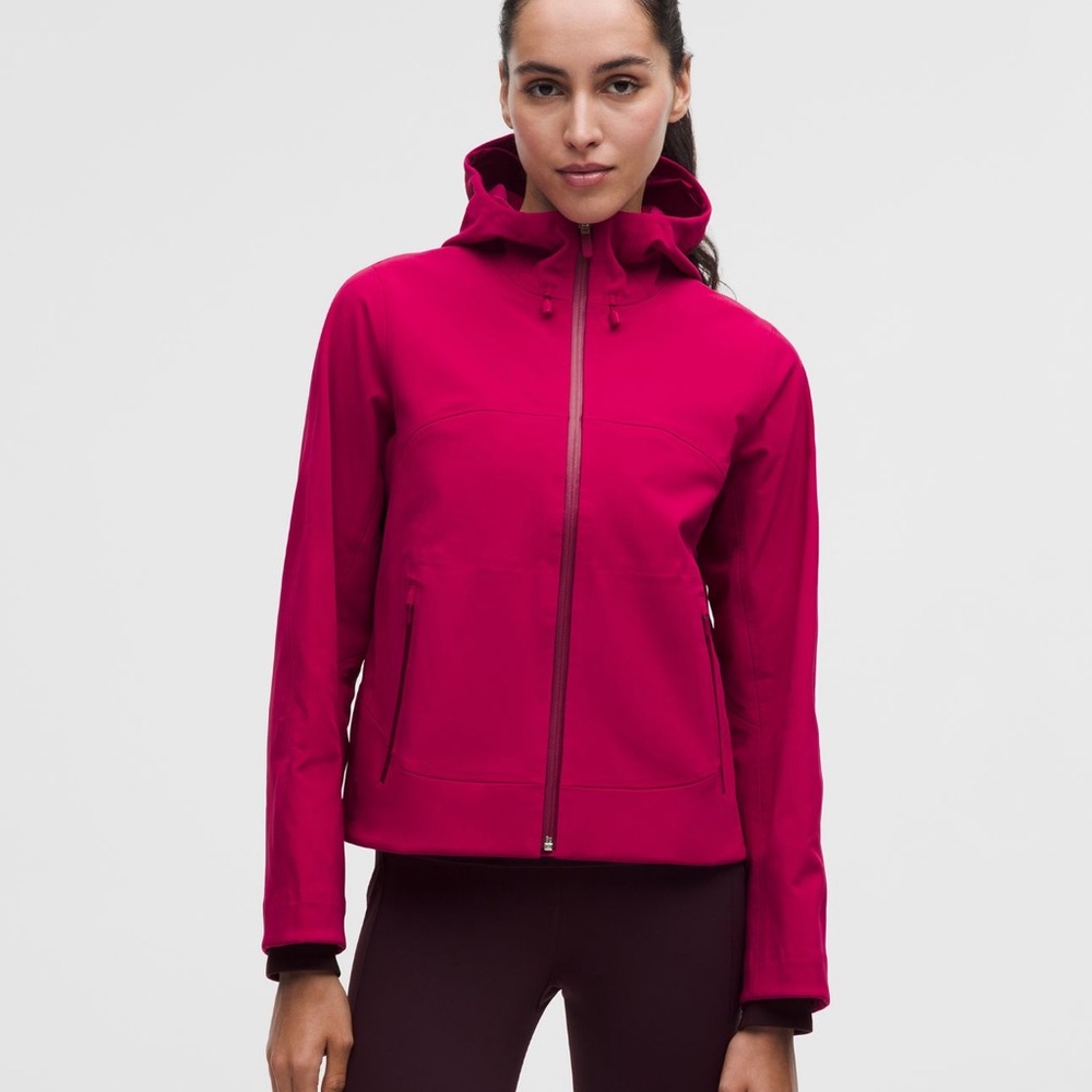 Lululemon Cross Chill City-To-Trail Jacket, Berry Rumble, Size S